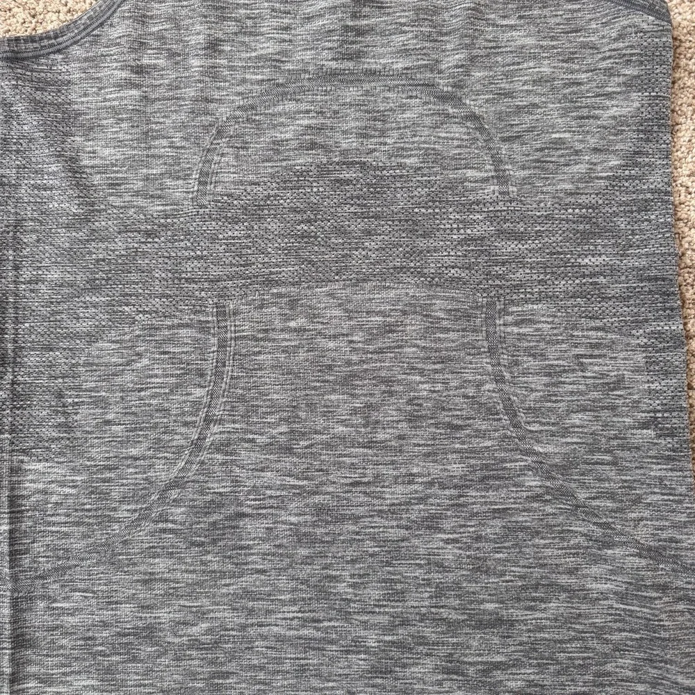 Lululemon Women's Run Swiftly Tech Racerback Tank Top Mesh Heather Gray Size 8
